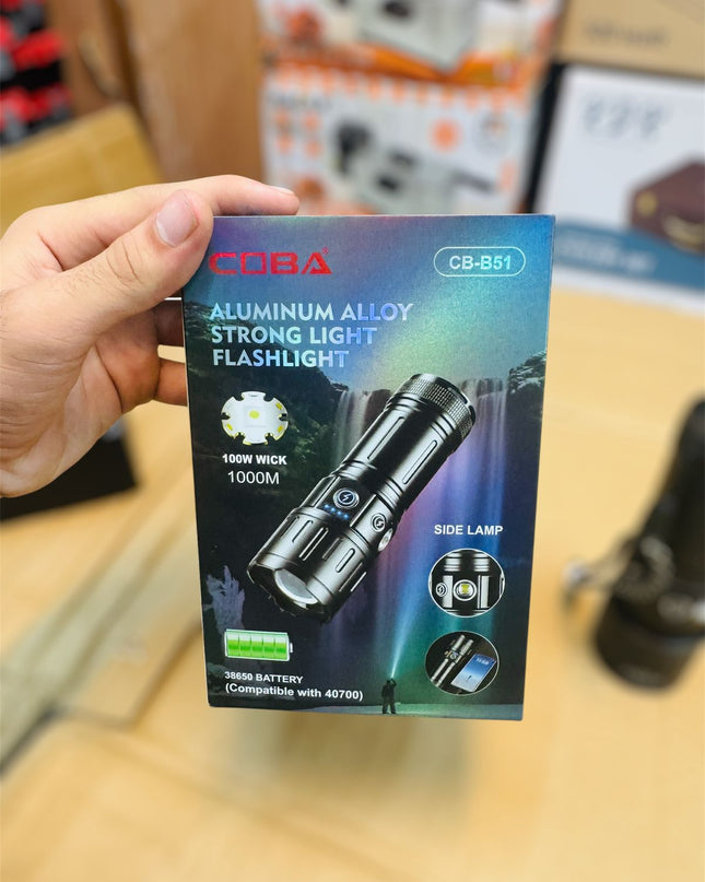 cuba 1000m range torch & flash light