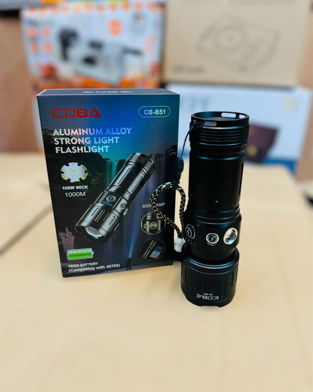 cuba 1000m range torch & flash light