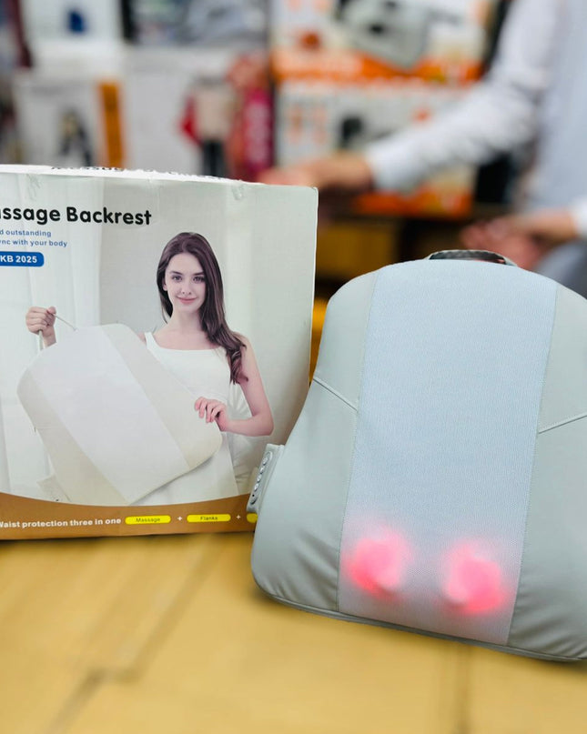 Rechargeable Massage Backrest with infrared heating