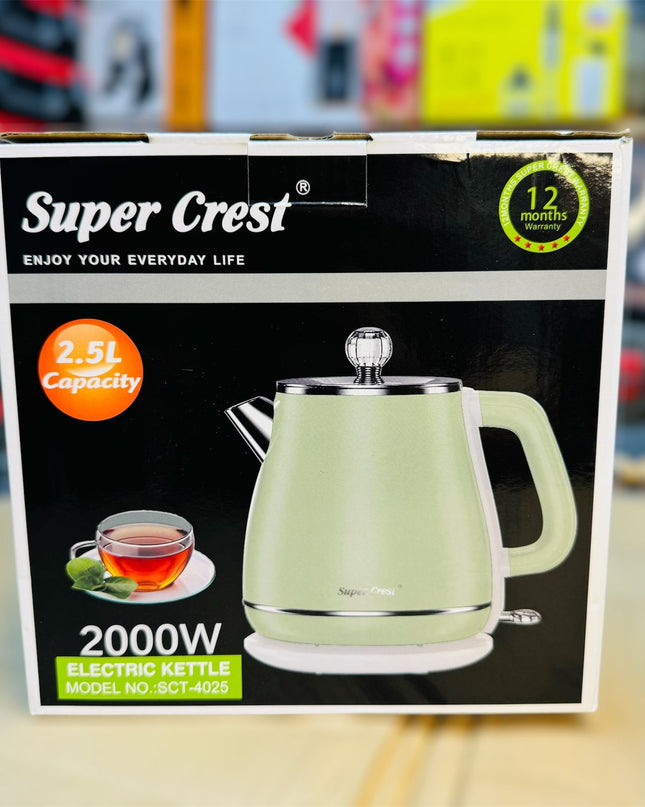 Super Crest 2.5L Electric Kettle SCT-4025