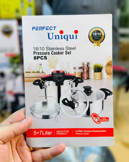 UNIQUI  3 in 1 Pressure cooker 5+7 L