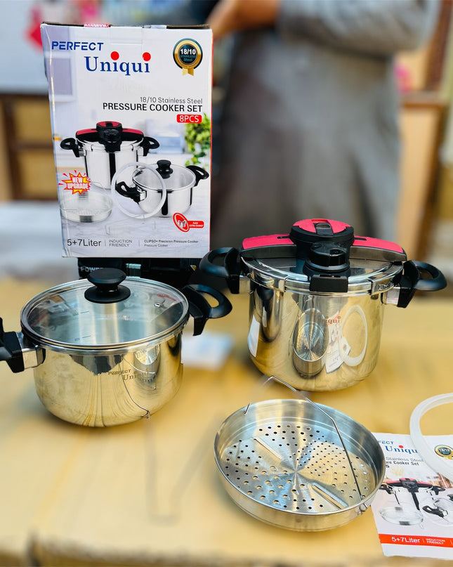 UNIQUI  3 in 1 Pressure cooker 5+7 L