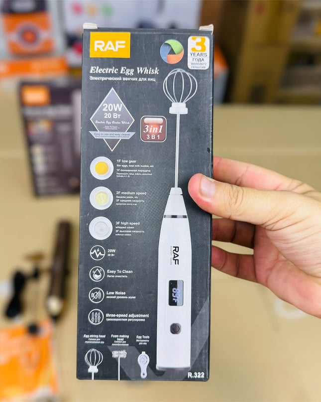 Raf 3 in 1 milk coffee Frother and egg whisker