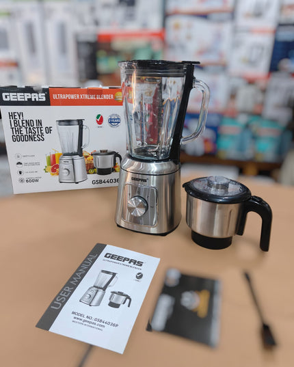 Geepas 2 in 1 ultrapower Xtreme blender set GSB 44036