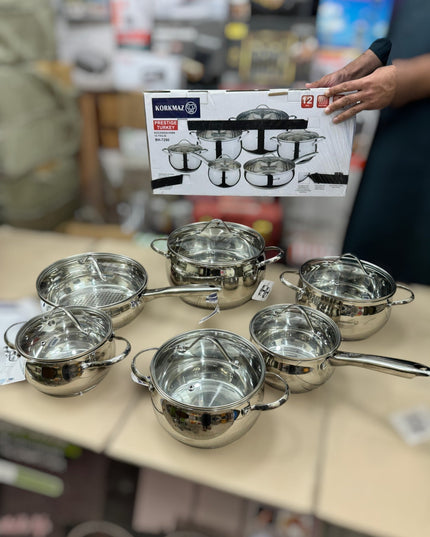 Korkmaz 12 Pcs Cookware Set BH-7290
