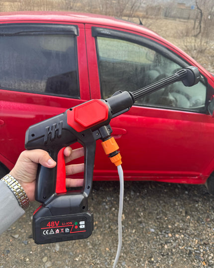 Multifunction Solar & car pressure washer 48v double battery