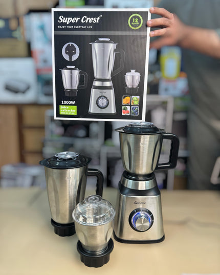 Germany super crest 3 in 1 stainless steel blender