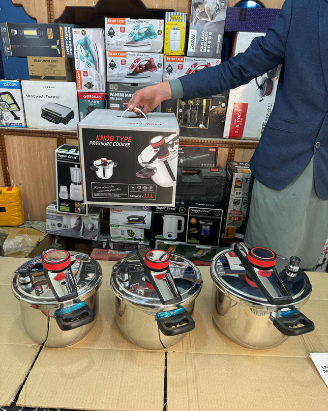 Germany lot AUTOMATIC PRESSURE COOKER 7 , 9 & 11 litter