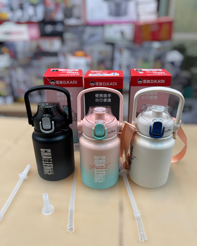 Okadi 900ml double steel water bottle