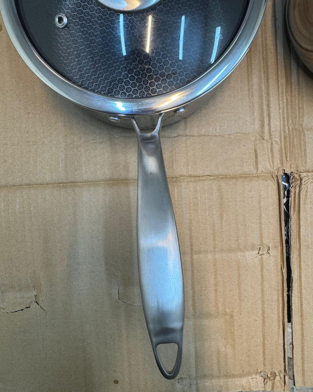 Honeycomb lesser coating sauce pan