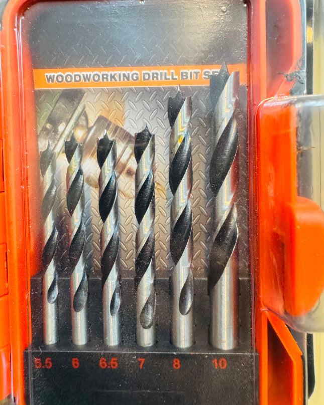 wood working 15 pcs drill bit set