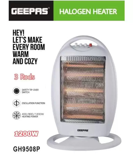Geepas Electric Halogen Heater GHH-9508