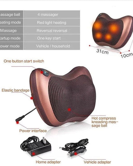 Car Massage Pillow Back Massage Neck Massager