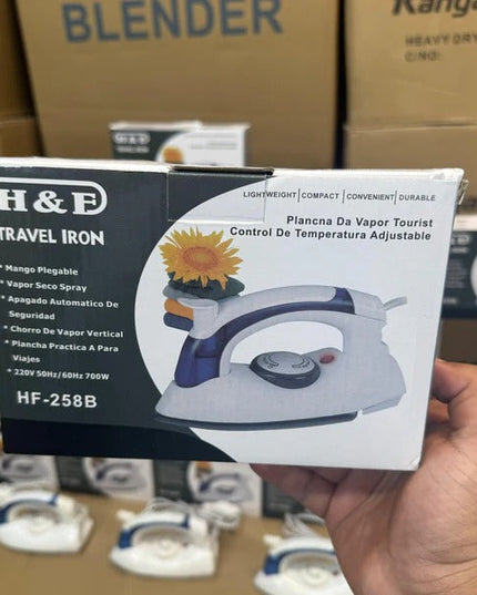 Flat Folding Traveling Steam Iron - Lot Imported