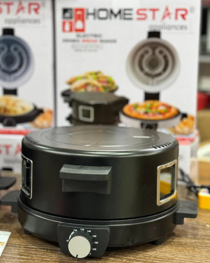 Arabic Roti Maker & pizza 🍕 With Adjustable Temperature Knob, Supports Pizza & Pancake, Ck2450