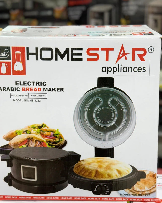 Arabic Roti Maker & pizza 🍕 With Adjustable Temperature Knob, Supports Pizza & Pancake, Ck2450