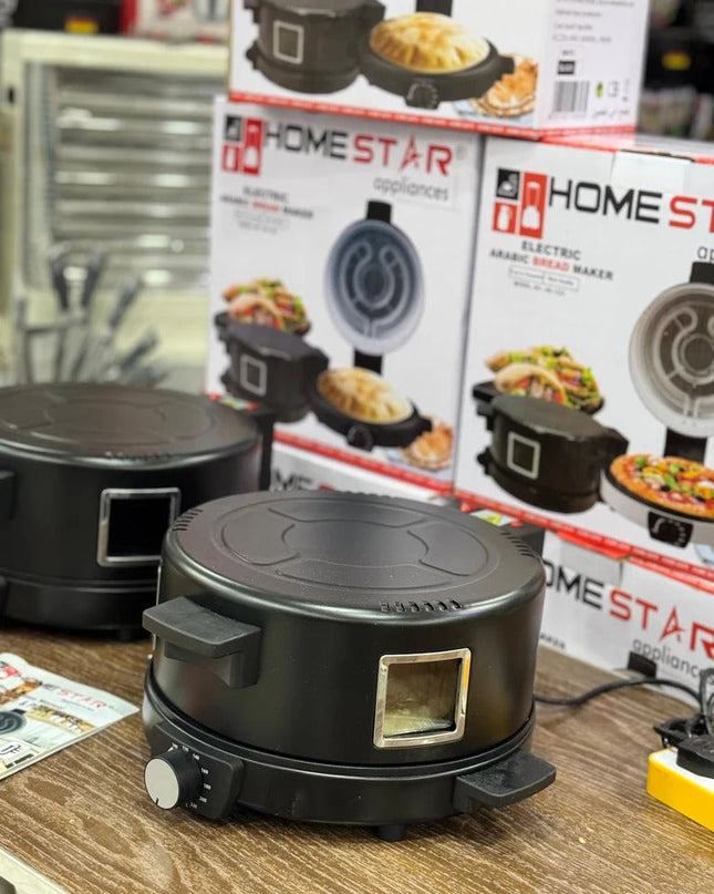 Arabic Roti Maker & pizza 🍕 With Adjustable Temperature Knob, Supports Pizza & Pancake, Ck2450