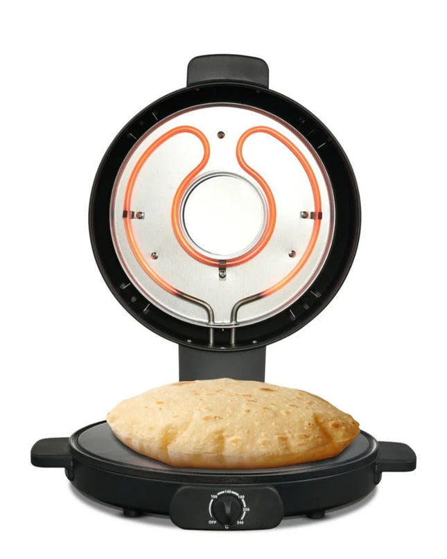 Arabic Roti Maker & pizza 🍕 With Adjustable Temperature Knob, Supports Pizza & Pancake, Ck2450