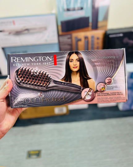 USA Remington Keratin Protect Straightener Brush CB-7480