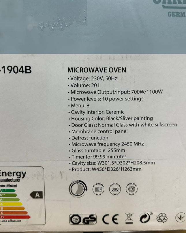 Uakeen 20L Digital Microwave Oven ZL-1904B