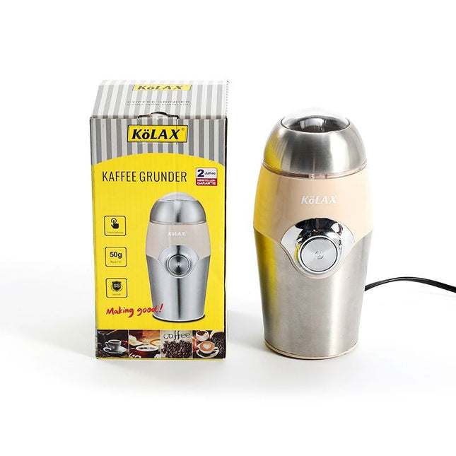 KOLAX stainless steel coffee grinder Model 801501
