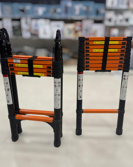 Black Telescopic Foldable Aluminum Ladders
