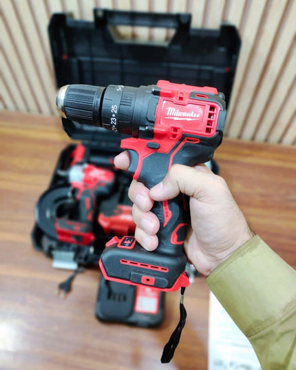 Original Milwaukee 3 in 1 drill machine set