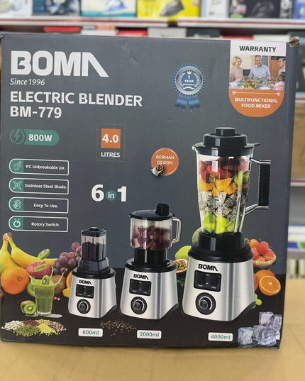 Boma 6 in 1 Electric Blender Set
