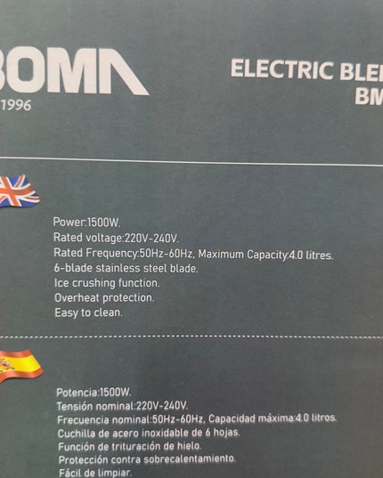Boma 6 in 1 Electric Blender Set