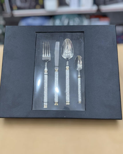 36pcs Elegant Stainless Steel Cutlery Set-Zah