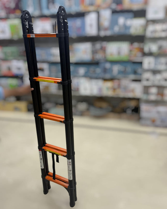 Black Telescopic Foldable Aluminum Ladders