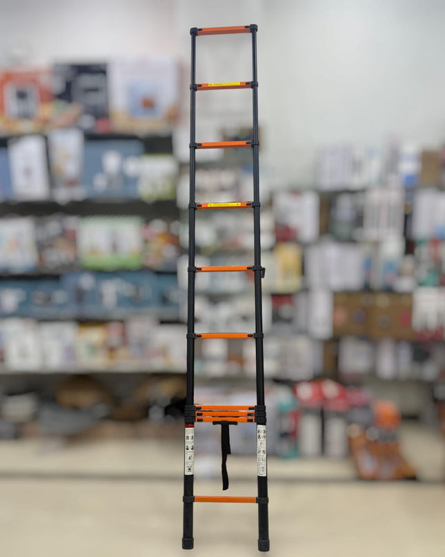 Black Telescopic Foldable Aluminum Ladders