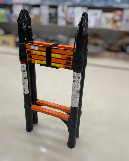 Black Telescopic Foldable Aluminum Ladders