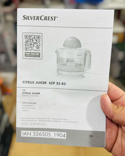 Silver Crest Citrus Juicer