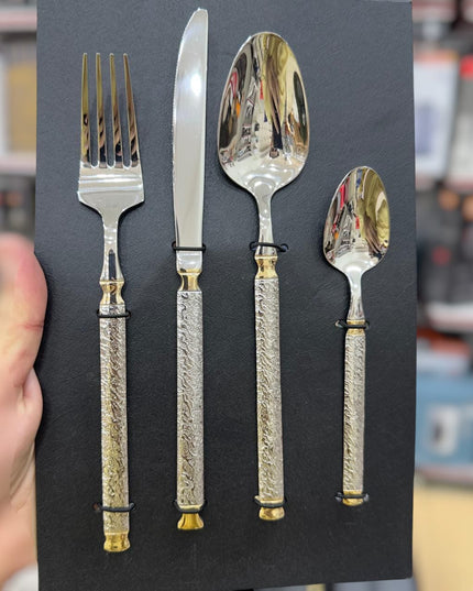 36pcs Elegant Stainless Steel Cutlery Set-Zah