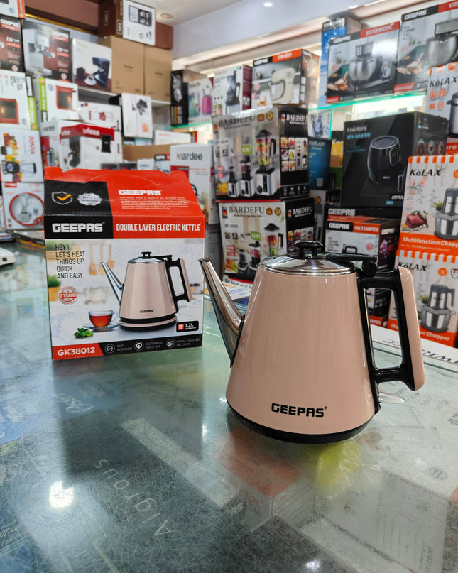 Geepas 1.2L Double Layer Kettle 38012