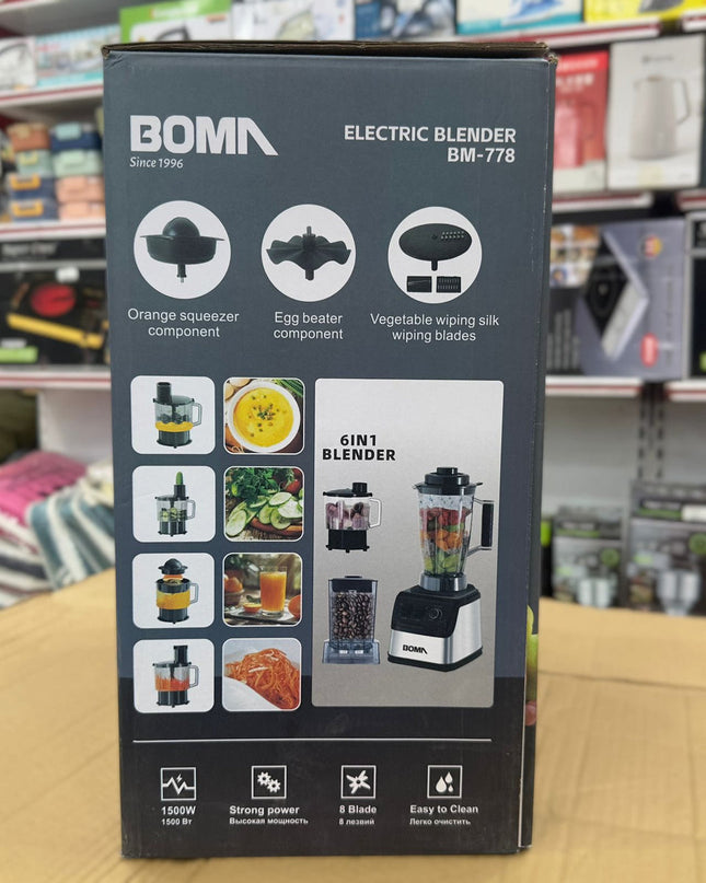 Boma 6 in 1 Electric Blender Set