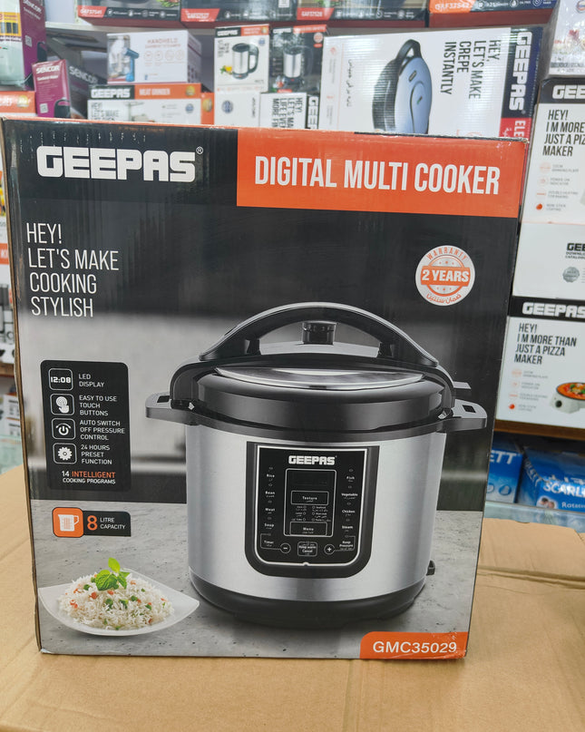 Geepas 8L Digital Multi Cooker ( pressure cookerp