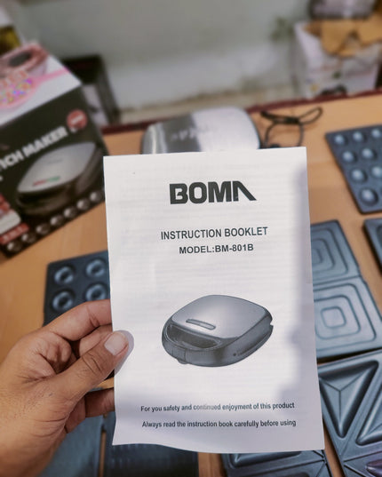 Boma 8 in 1 Sandwhich Maker BM-801B