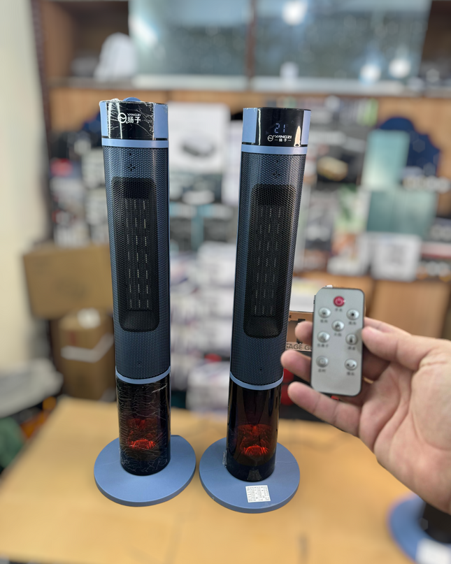 Yangzi extra large heater 3D flame & blower heater