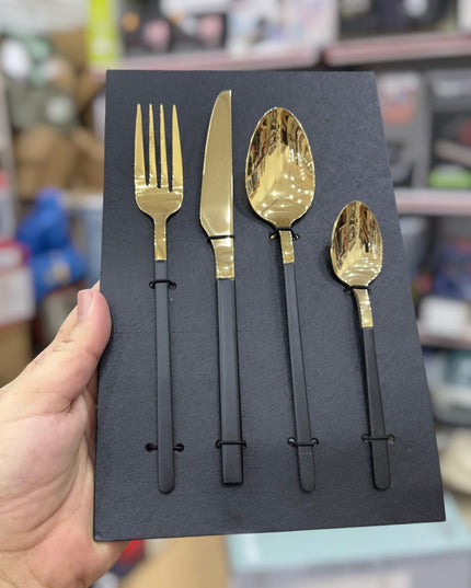36pcs Elegant Stainless Steel Cutlery Set-Zah