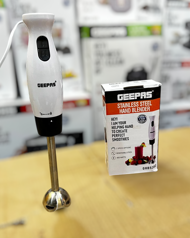 Geepas Stainless Steel Hand Blender GHB 5382