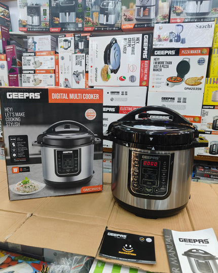 Geepas 8L Digital Multi Cooker ( pressure cookerp