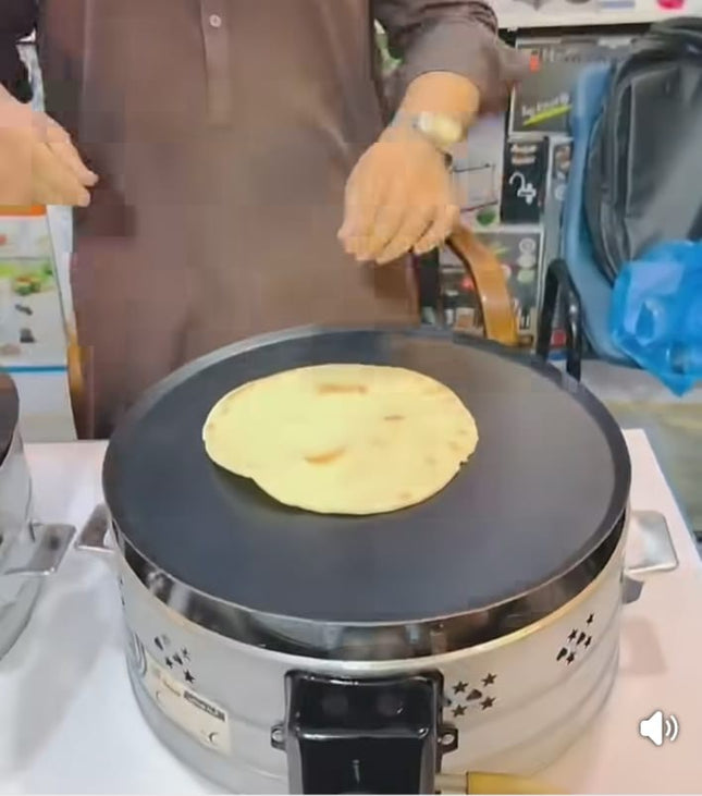 Irani Design Automatic Gas Tawa – Non-Stick Chapati & Paratha Maker