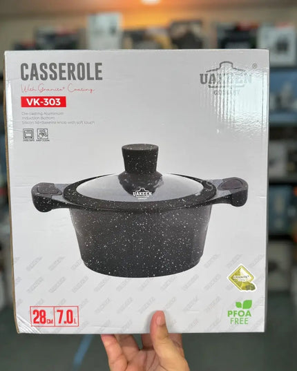 Uakeen 7L 28cm Casserole - German Lot