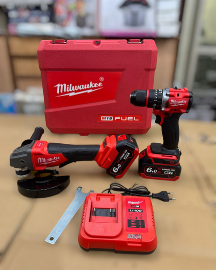 Milwaukee 2 in 1 m18 fuel drill & grinder