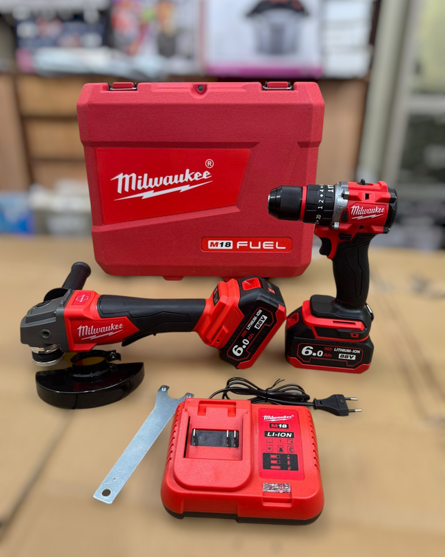 Milwaukee 2 in 1 m18 fuel drill & grinder