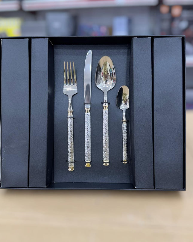 36pcs Elegant Stainless Steel Cutlery Set-Zah
