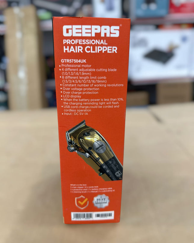 Geepas Professional Digital Hair Clipper 57504