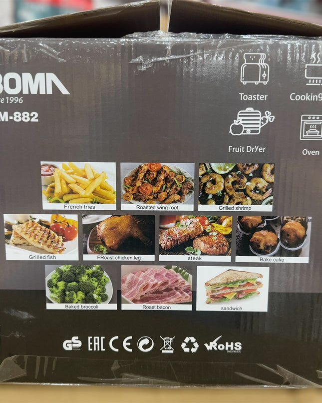 Boma Double Door 10L Digital Air Fryer BM-882